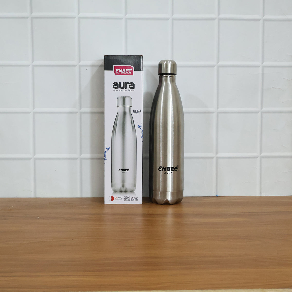 Enbee Aura Stainless Steel Insulated Water Bottle (1 Pc 1000 Ml)