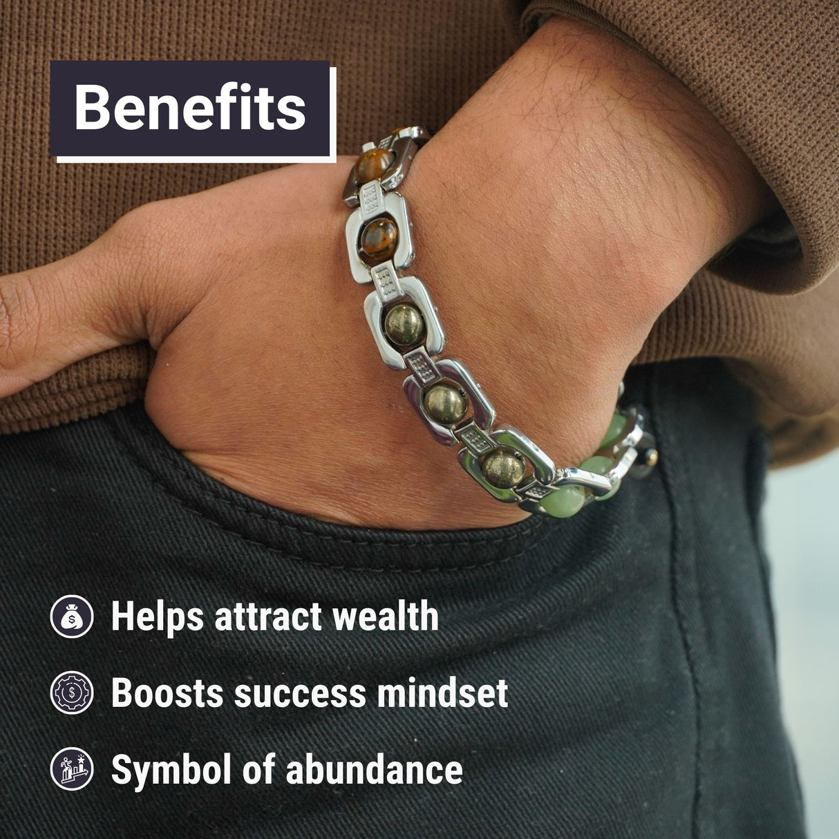 Rinmukteshwar Siddh Metal Dhan Yog™ Bracelet (Silver Plated): Lab Certified, Customised & Energized Bracelet for Men & Women