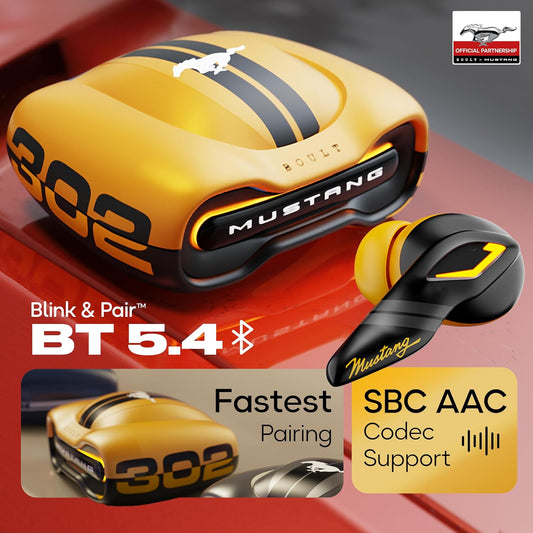 Boult X Mustang Newly Launched Torq TWS Earbuds with 60H Playtime