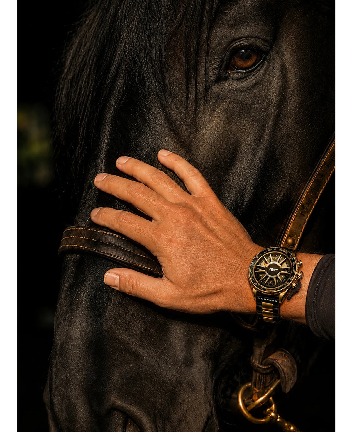 mustang stallion 1.43" AMOLED Display, Functional Bezel with Ai inside