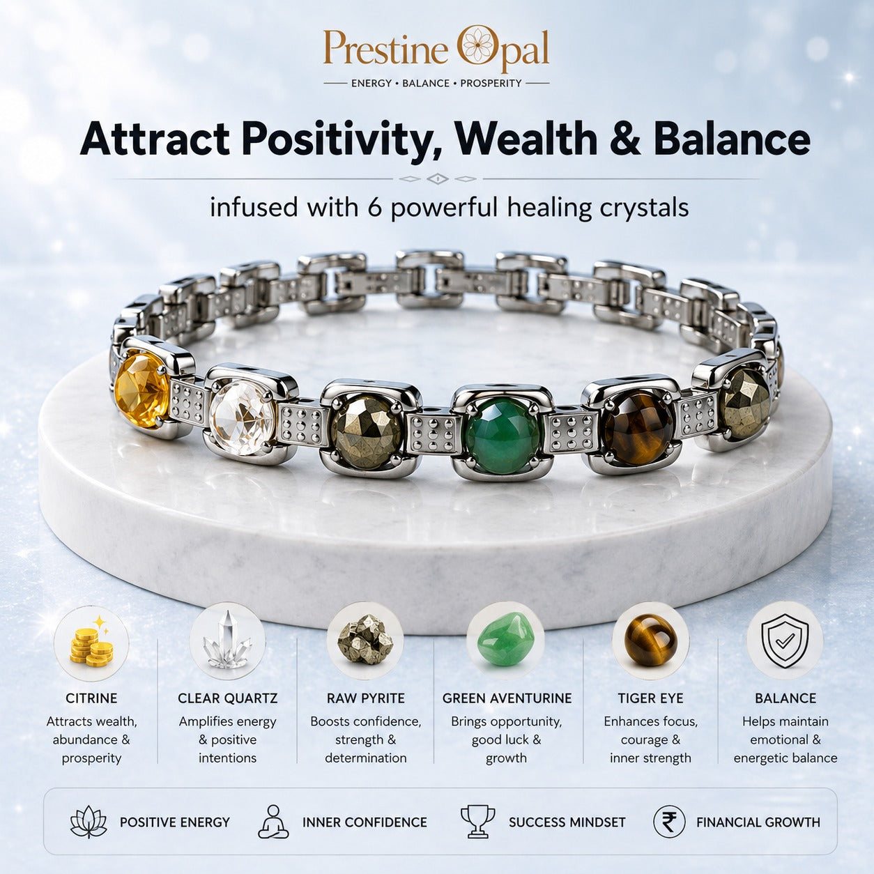 Rinmukteshwar Siddh Metal Dhan Yog™ Bracelet (Silver Plated): Lab Certified, Customised & Energized Bracelet for Men & Women