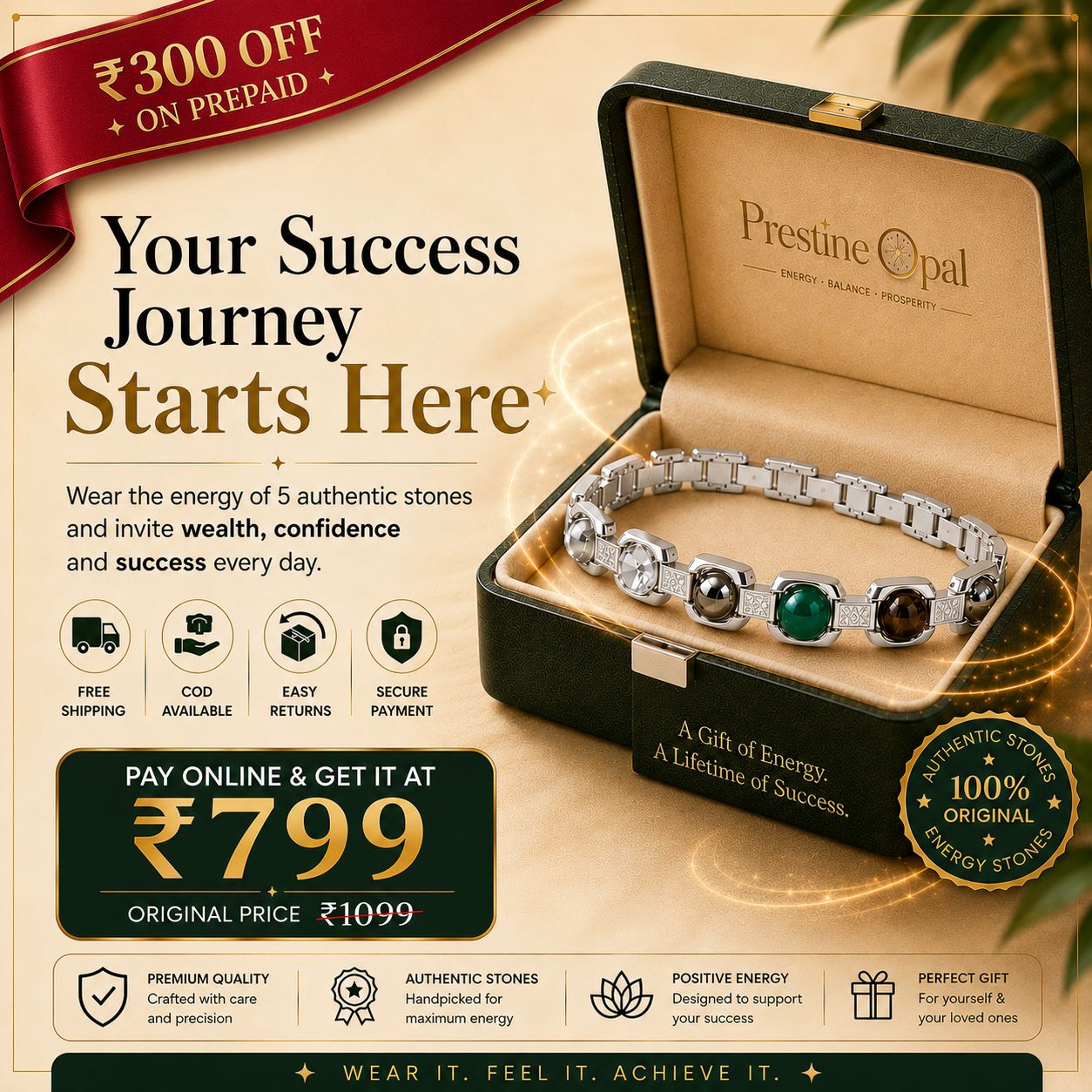 Rinmukteshwar Siddh Metal Dhan Yog™ Bracelet (Silver Plated): Lab Certified, Customised & Energized Bracelet for Men & Women