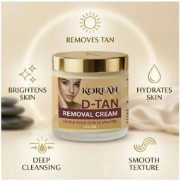 Korean D-Tan Removal Face Cream. ( Pack of 2)