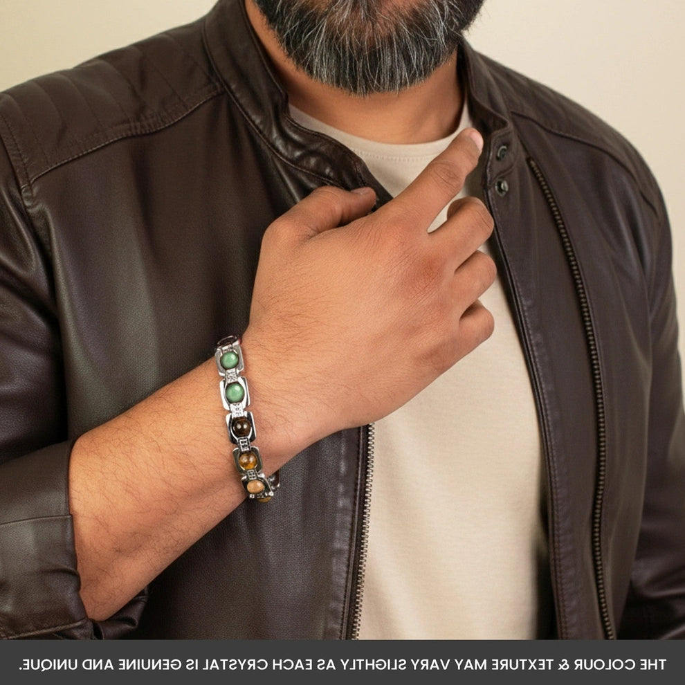 Rinmukteshwar Siddh Metal Dhan Yog™ Bracelet (Silver Plated): Lab Certified, Customised & Energized Bracelet for Men & Women