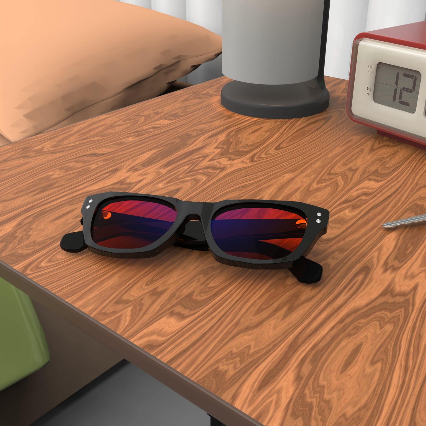 SmartGear 100% Blue Light Blocker upto 550nm | Amber Glasses for Day & Night | Indoor & Outdoor use for both Men & Women